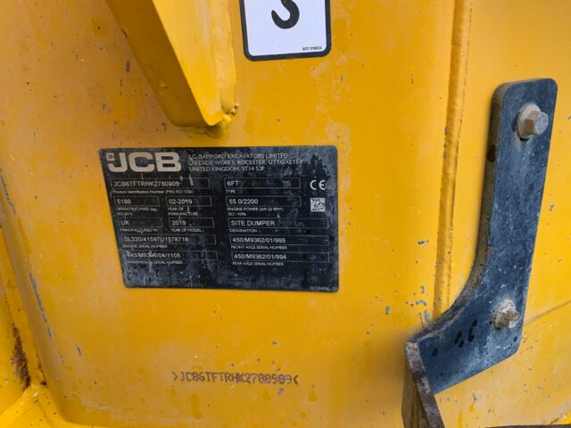 JCB 6T-1 Straight Tip Dumper (ST25055)