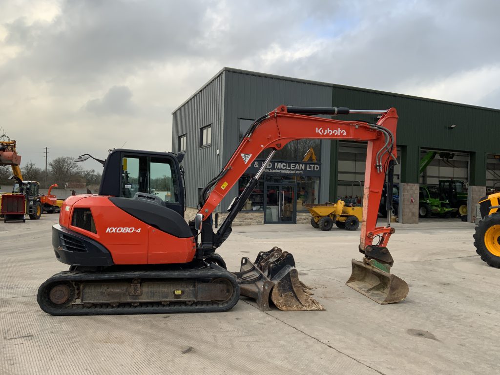 Kubota KX080-4 Digger (ST25322)