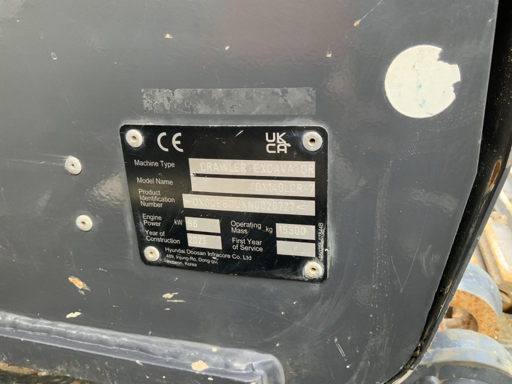 Doosan DX140 LCR Digger (ST25351)