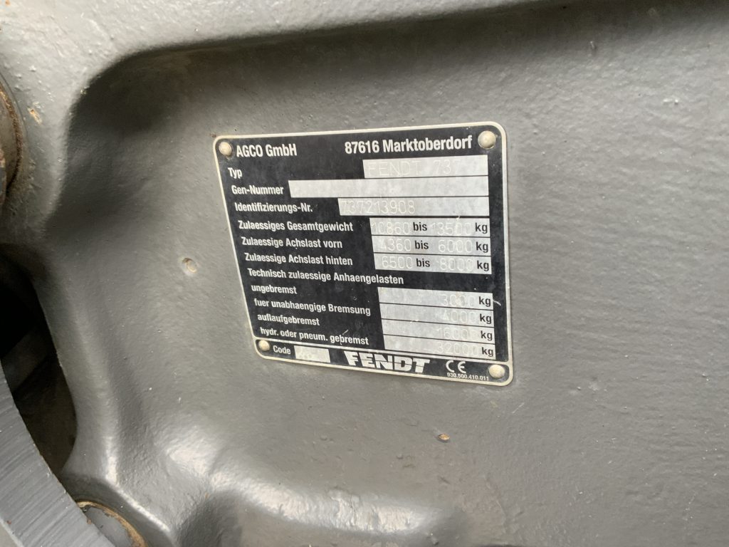 Fendt 724 Profi plus Tractor (ST25188)