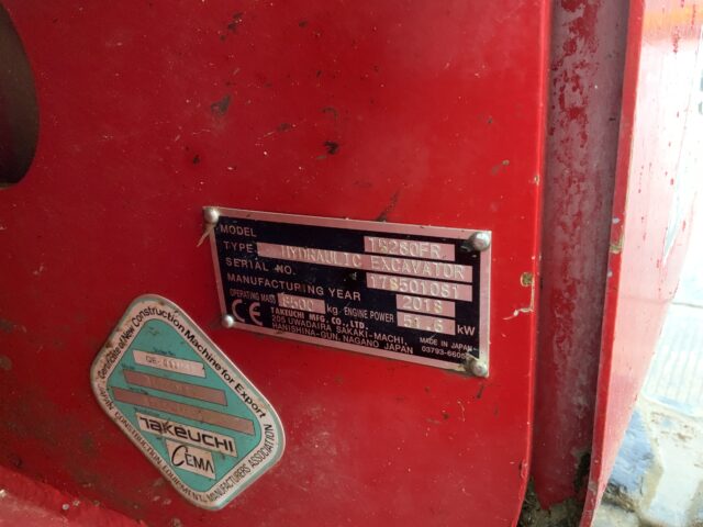 Takeuchi TB280 FR Digger (ST25299)