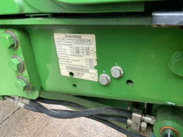 John Deere 6125M Tractor (ST25213)