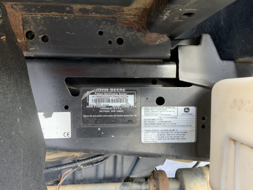 John Deere XUV 885 Gator ATV (ST25303)