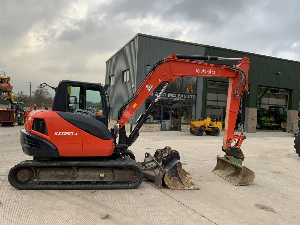 Kubota KX080-4 Digger (ST25322)