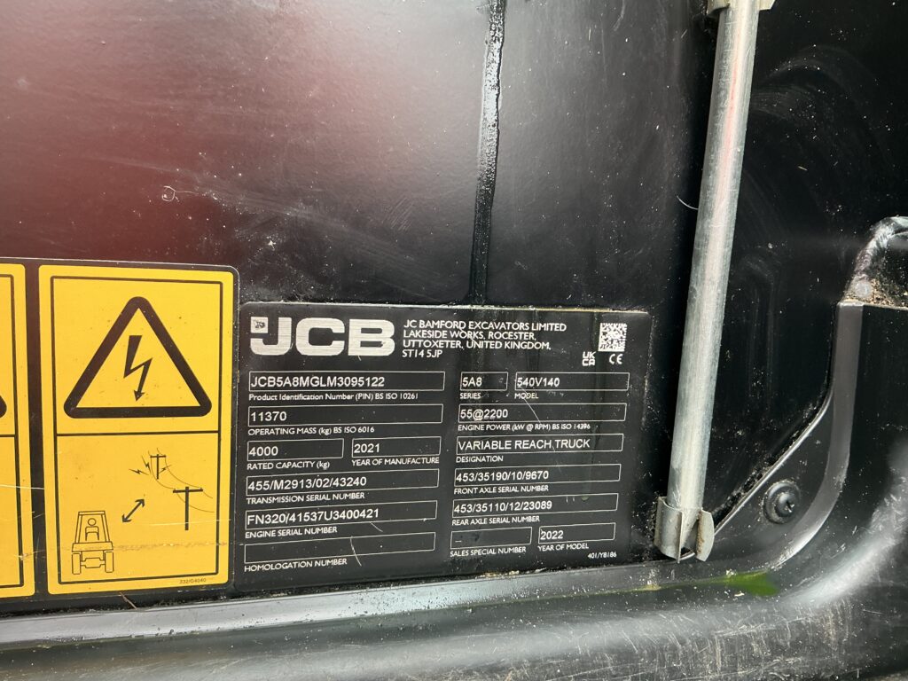 JCB 540-140 Hi Viz Telehandler (ST25370)