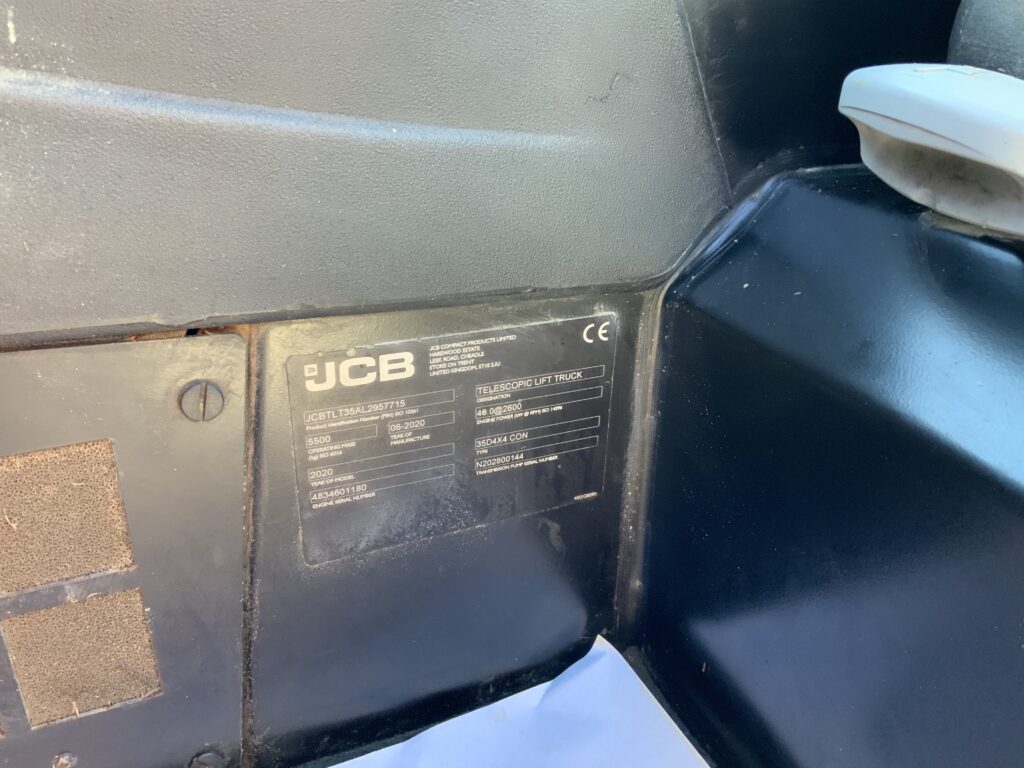 JCB Teletruk 35D Construction Master 4X4 telehandler (ST25392)