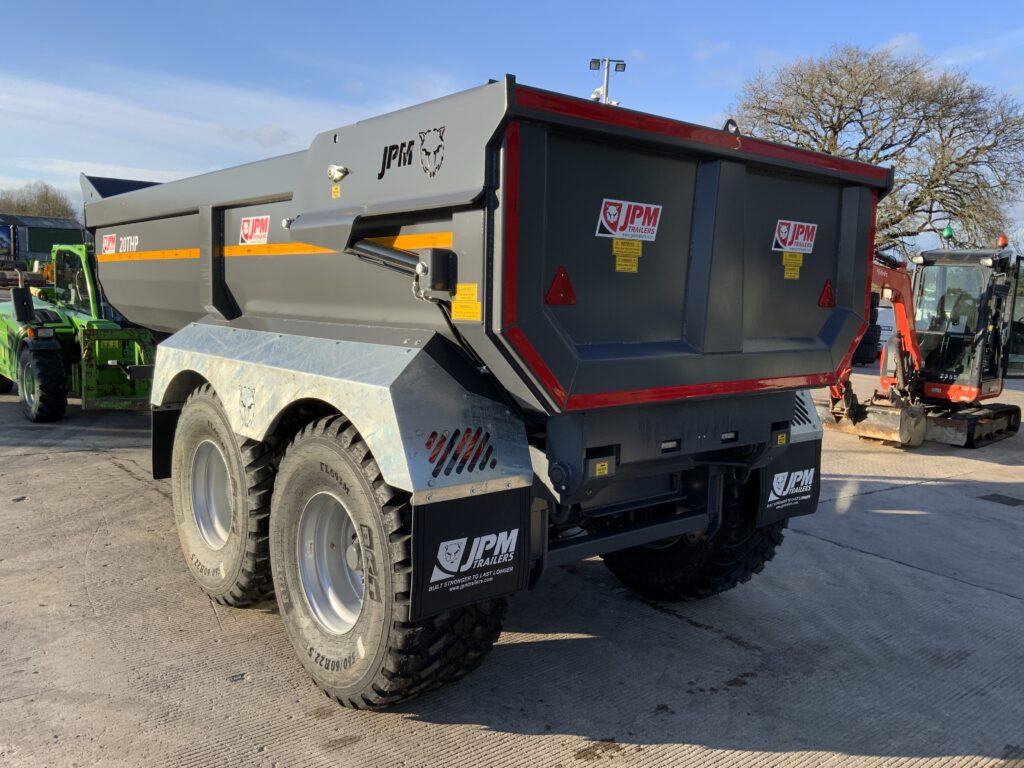 JPM Grey 20Tonne Half Pipe Dump Trailer (ST25494)