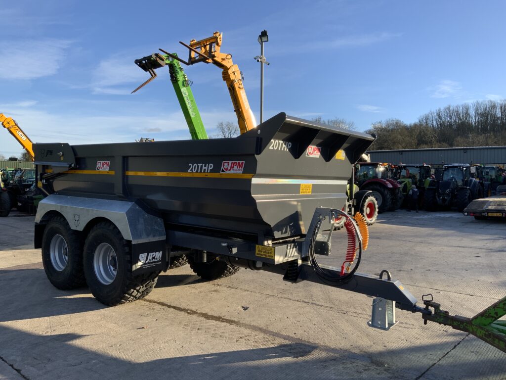 JPM Grey 20Tonne Half Pipe Dump Trailer (ST25494)