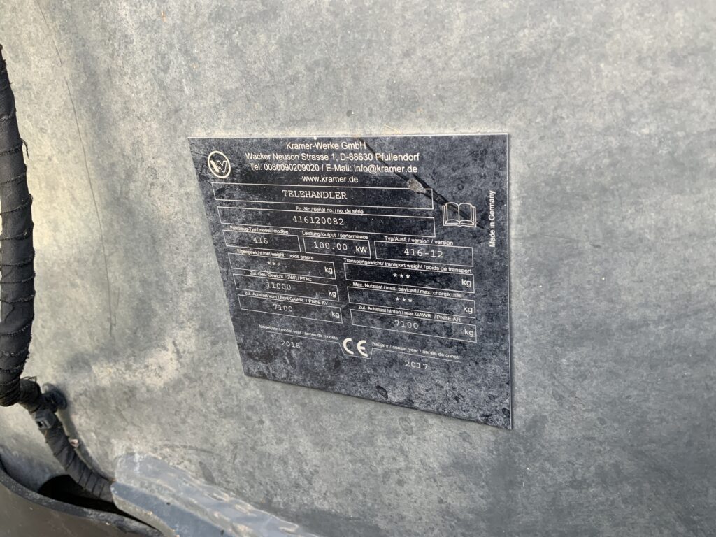 Kramer KT447 Telehandler (ST25202)