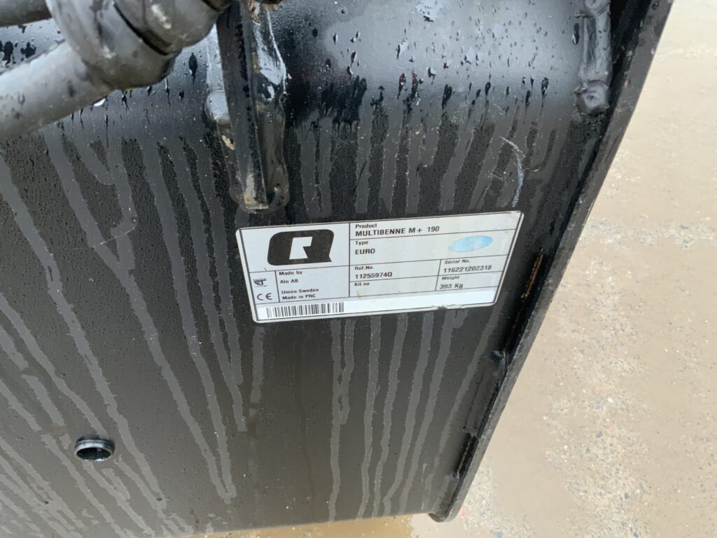 Quicke 6Ft multibenne M+190 Bucket Grab