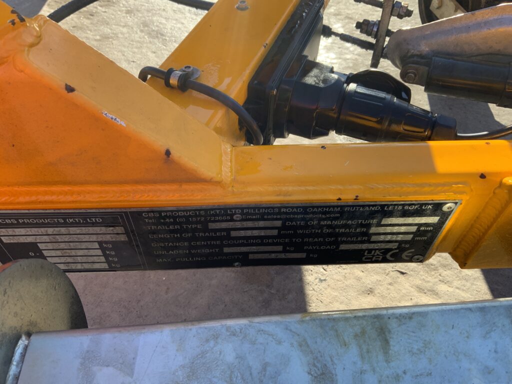 CBS Products CC-751-16 Cable Reel Trailer