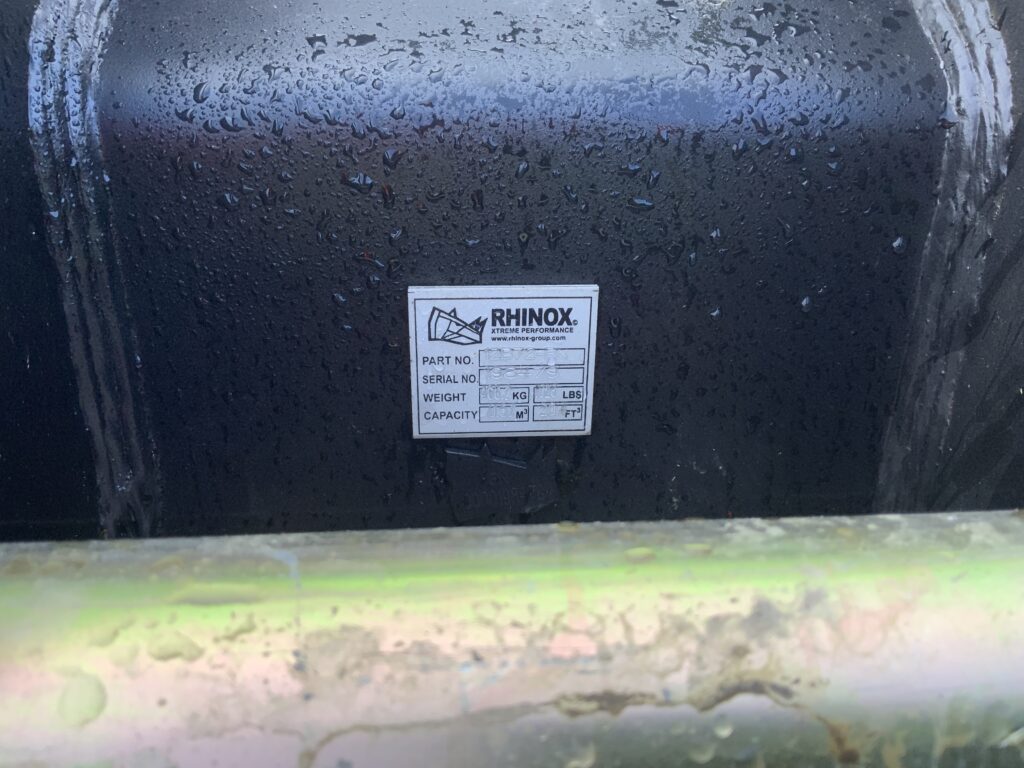 New Rhinox Grader Bucket