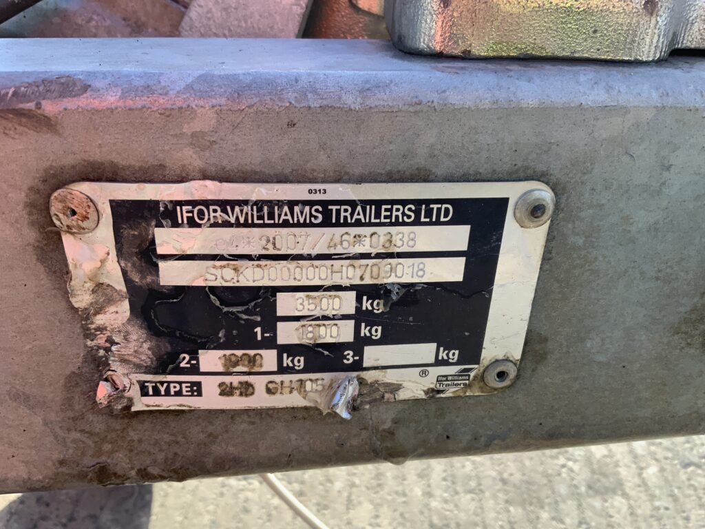 Ifor Williams GH1054 Plant Trailer (ST25515)