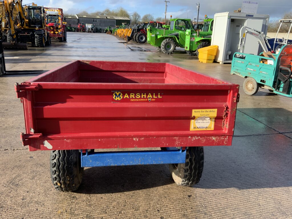 Marshall 2 Tonne Single axle Tipping Trailer
