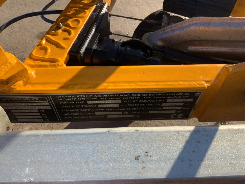 CBS Products CC-751-10 Cable Reel Trailer CBS Products CC-751-10 Cable Reel Trailer