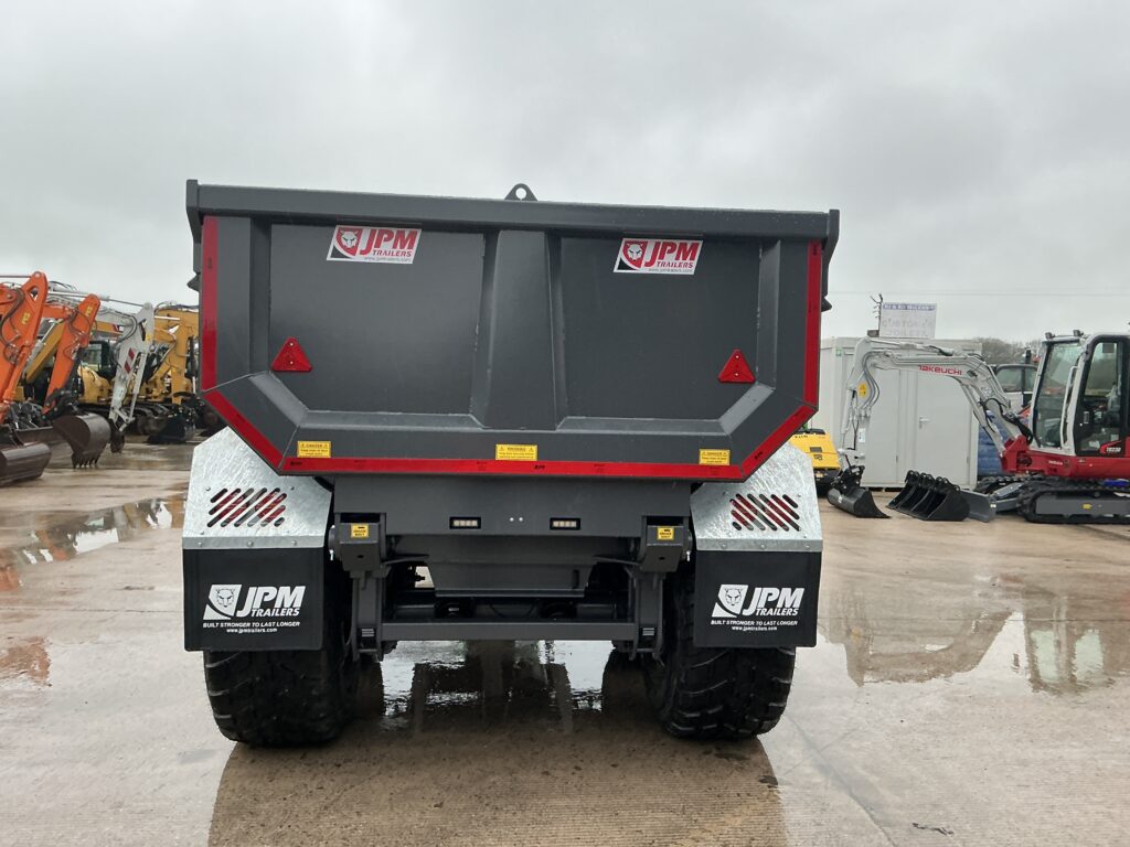 JPM Grey 20 Tonne half Pipe Dump Trailer
