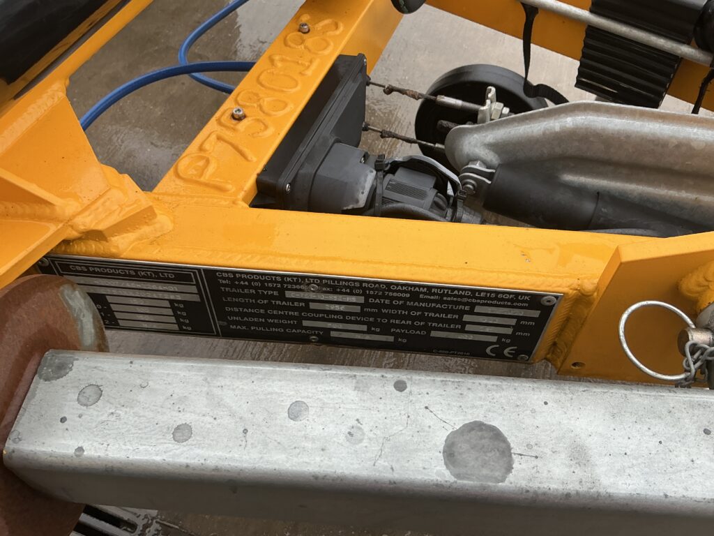 CBS 751-10 Cable Reel Trailer (ST25908)