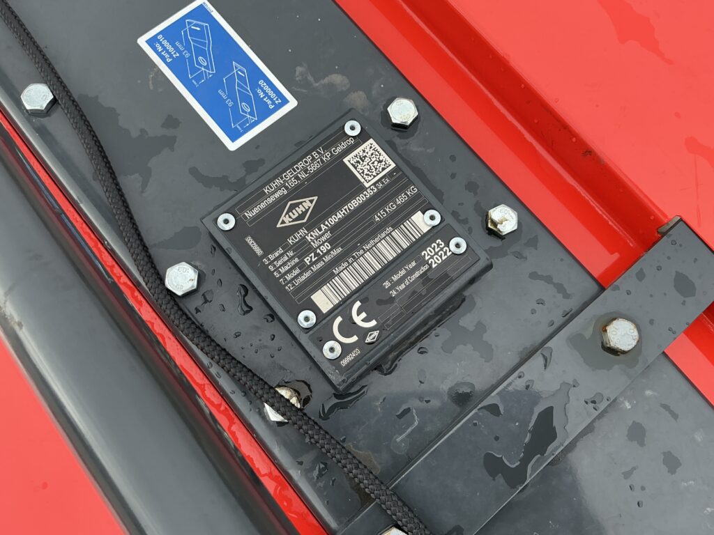 Kuhn PZ190 Drum Hay Mower (ST25855)