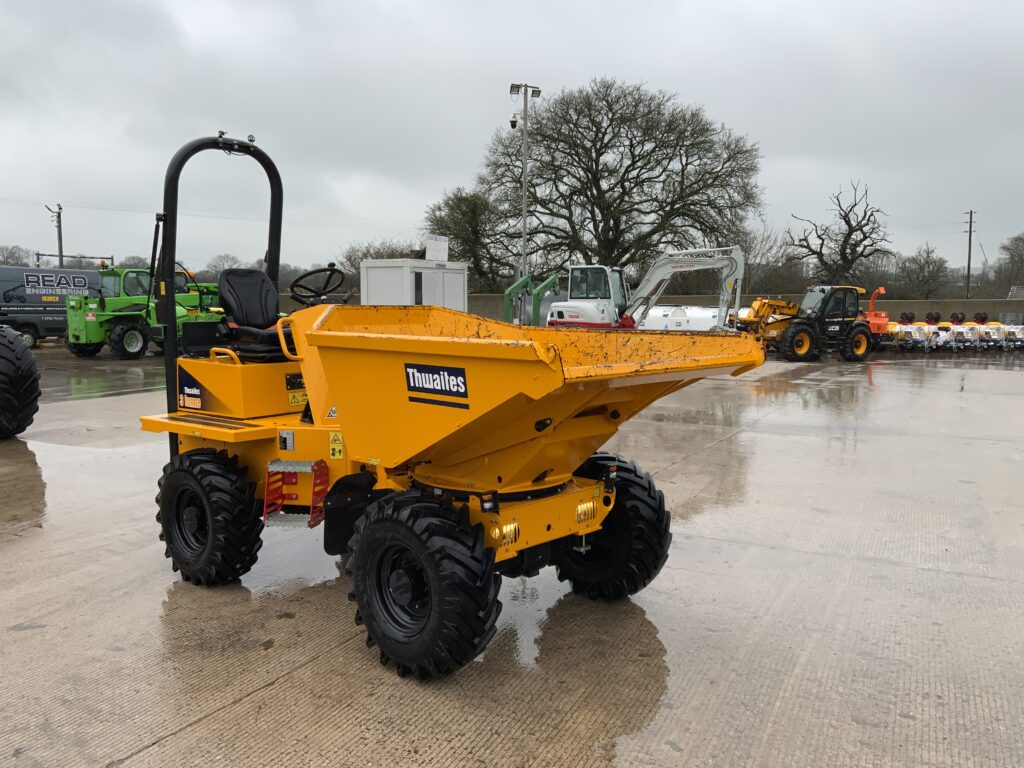 Thwaites 3 Tonne Swivel Tip Hydrostatic Dumper