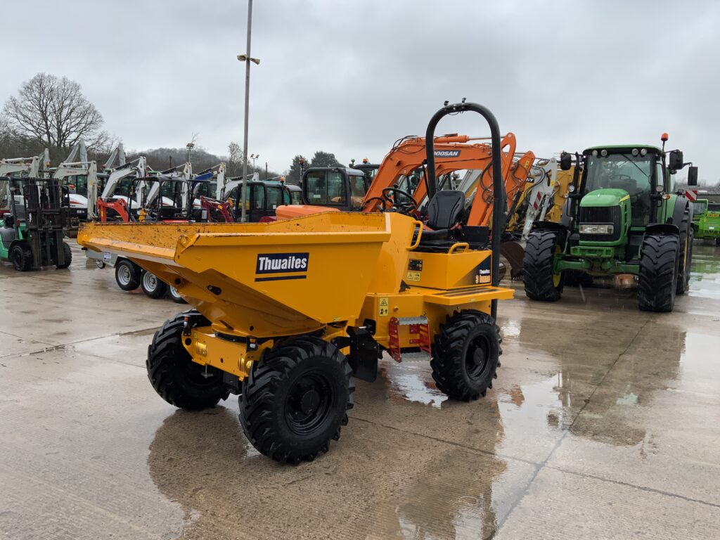 Thwaites 3 Tonne Swivel Tip Hydrostatic Dumper