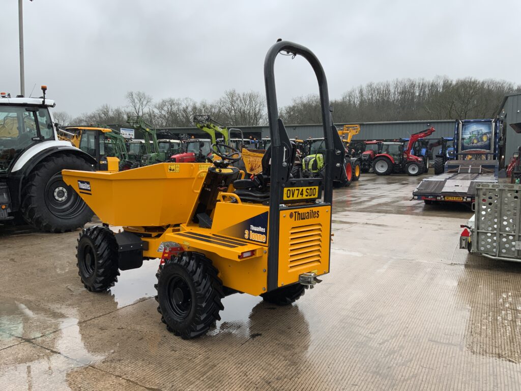 Thwaites 3 Tonne Swivel Tip Hydrostatic Dumper