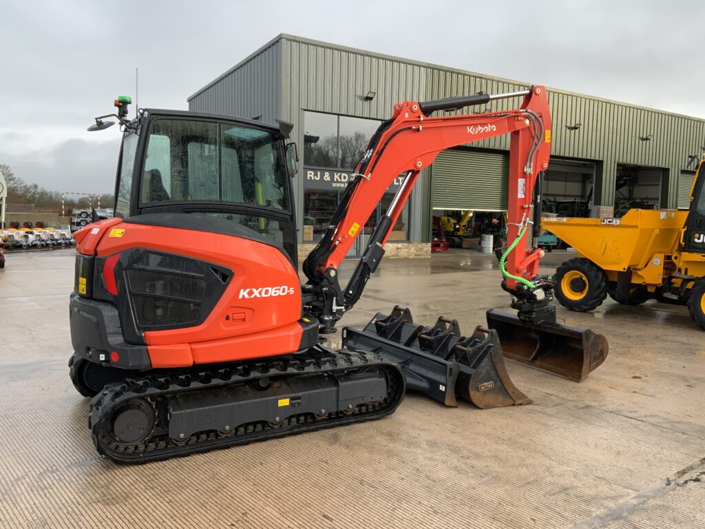 Kubota KX060-5 C/W Steel Wrist Tilt Rotator Digger (ST25789)