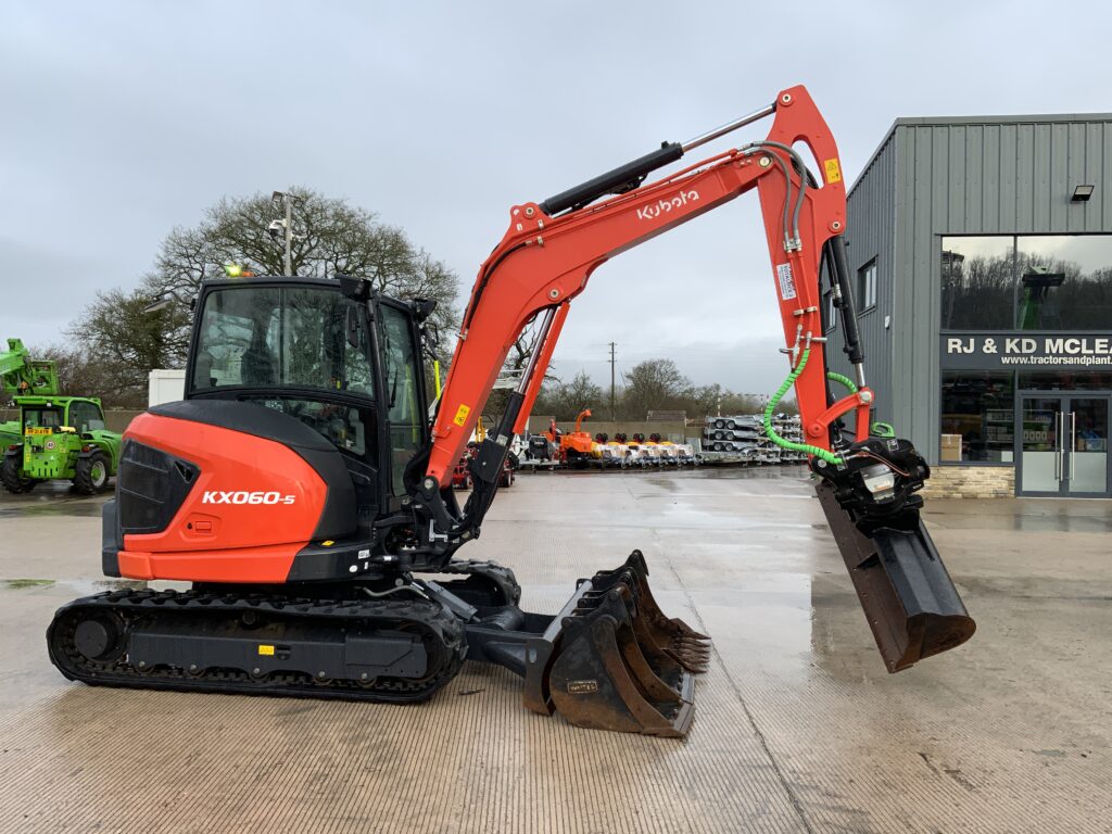 Kubota KX060-5 C/W Steel Wrist Tilt Rotator Digger (ST25789)
