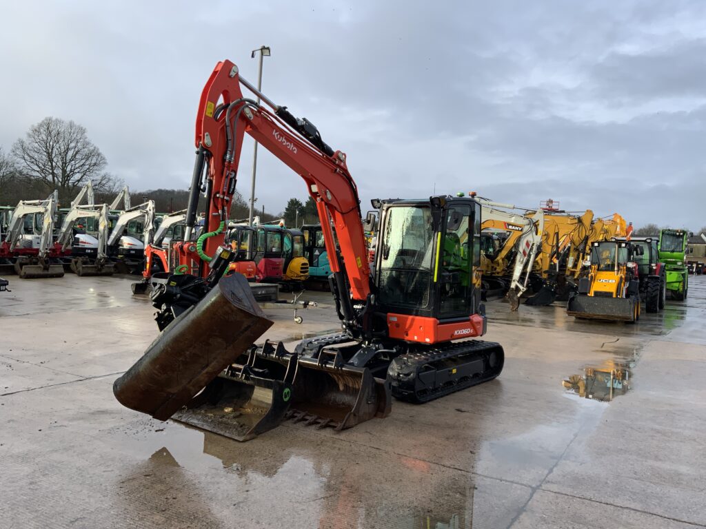 Kubota KX060-5 C/W Steel Wrist Tilt Rotator Digger (ST25789)