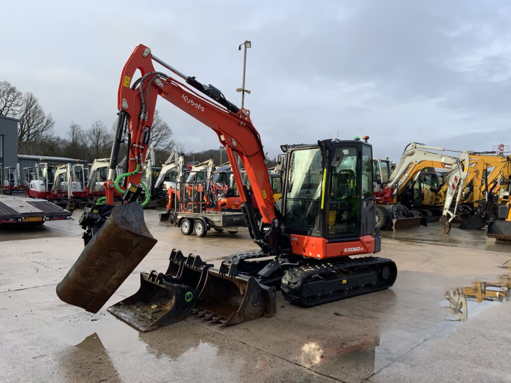 Kubota KX060-5 C/W Steel Wrist Tilt Rotator Digger (ST25789)