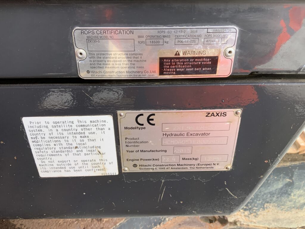 Hitachi ZX130LCN-5 ECO Digger (ST25542)