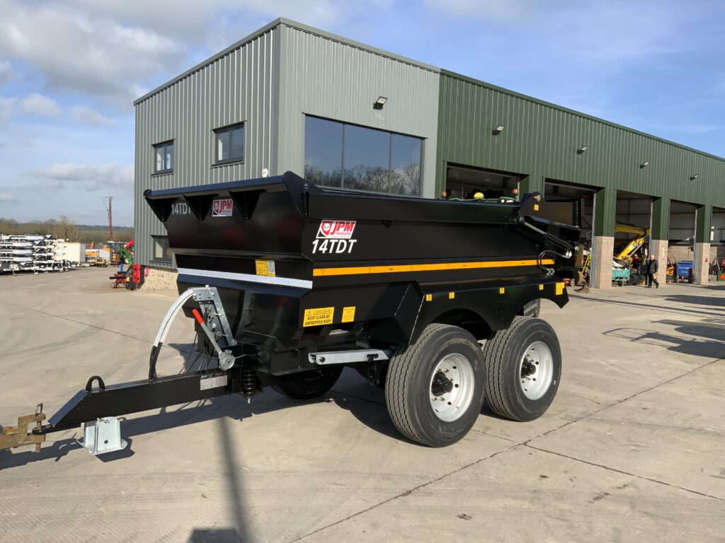 JPM Black 14 Tonne Dump Trailer