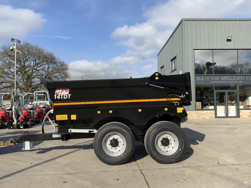 JPM Black 14 Tonne Dump Trailer