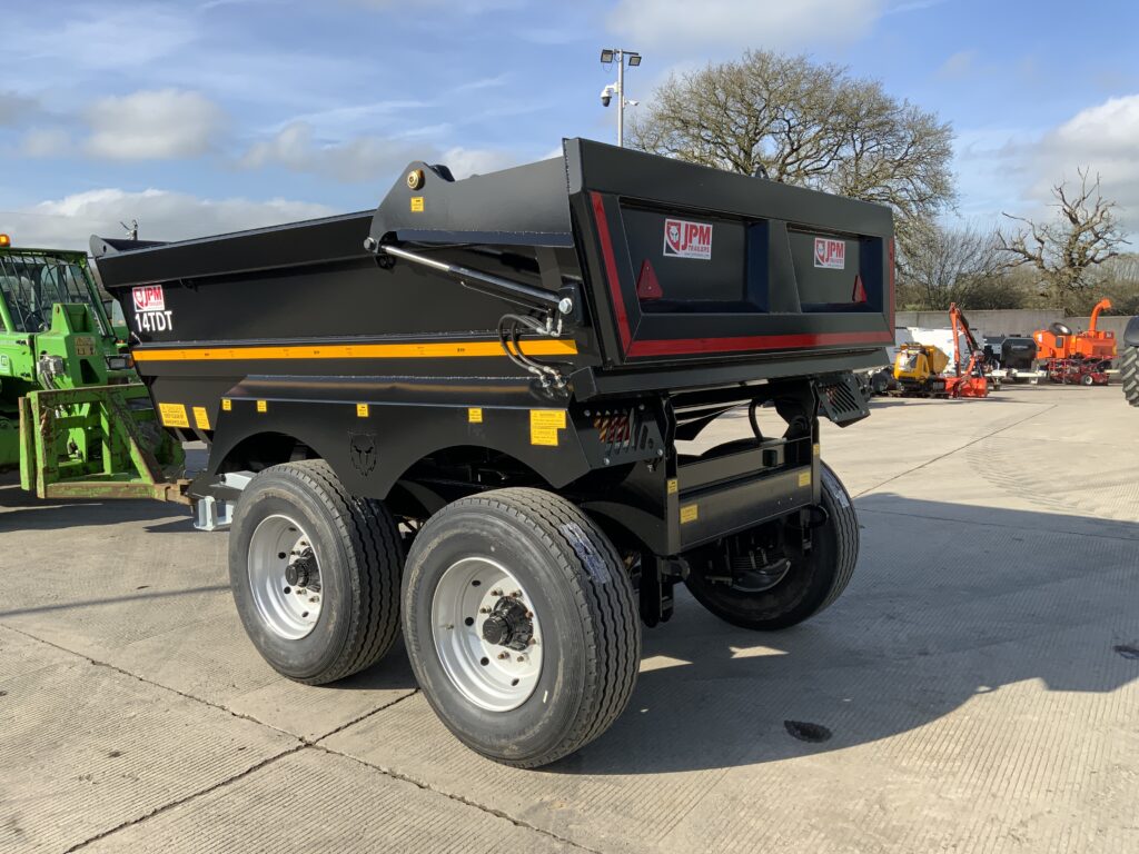 JPM Black 14 Tonne Dump Trailer