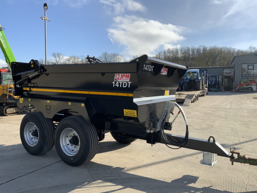 JPM Black 14 Tonne Dump Trailer