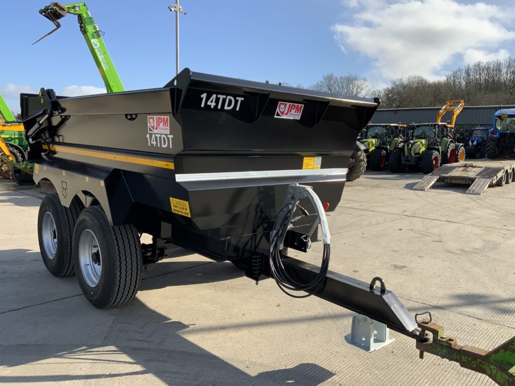 JPM Black 14 Tonne Dump Trailer
