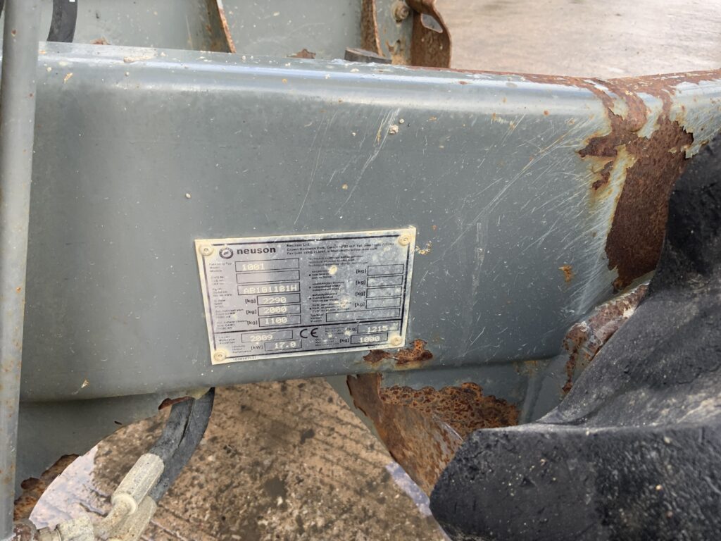 Neuson 1001 HI Tip Dumper (ST25970)