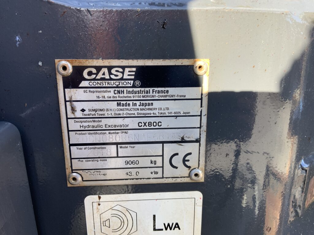 Case CX80c Digger (ST25704)