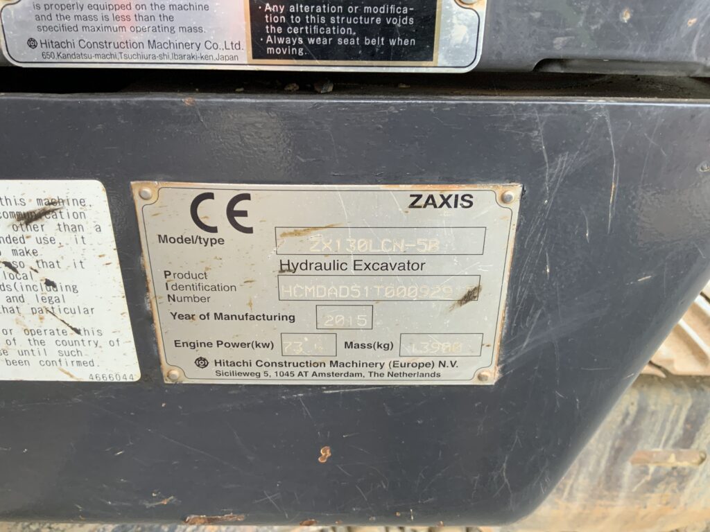 Hitachi Zaxis 130 LCN-5B Digger (ST25685)
