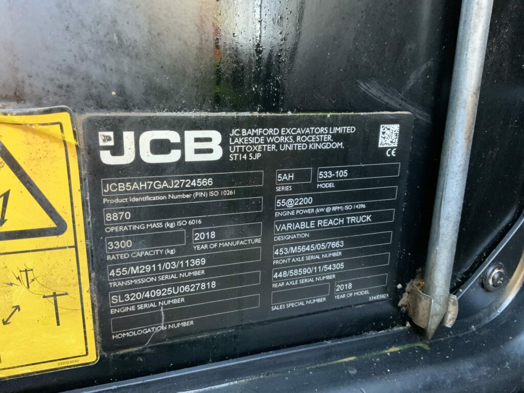 JCB 533-105 Telehandler (ST24663)