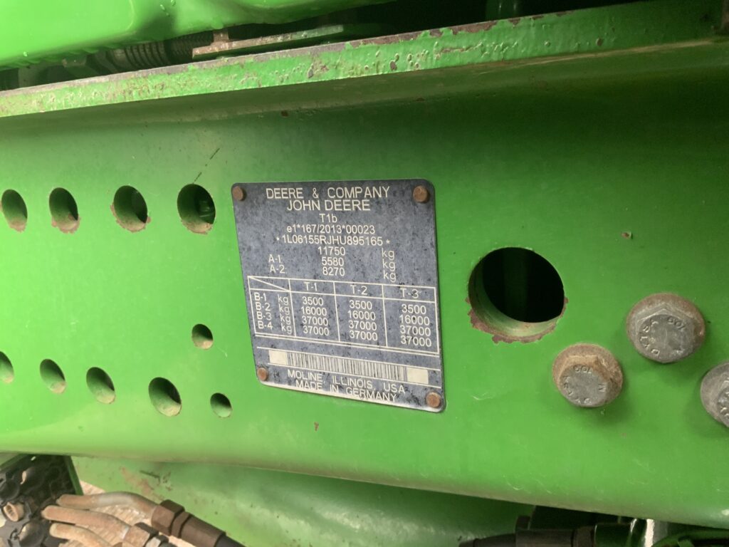 John Deere 6155R Tractor (ST25734)