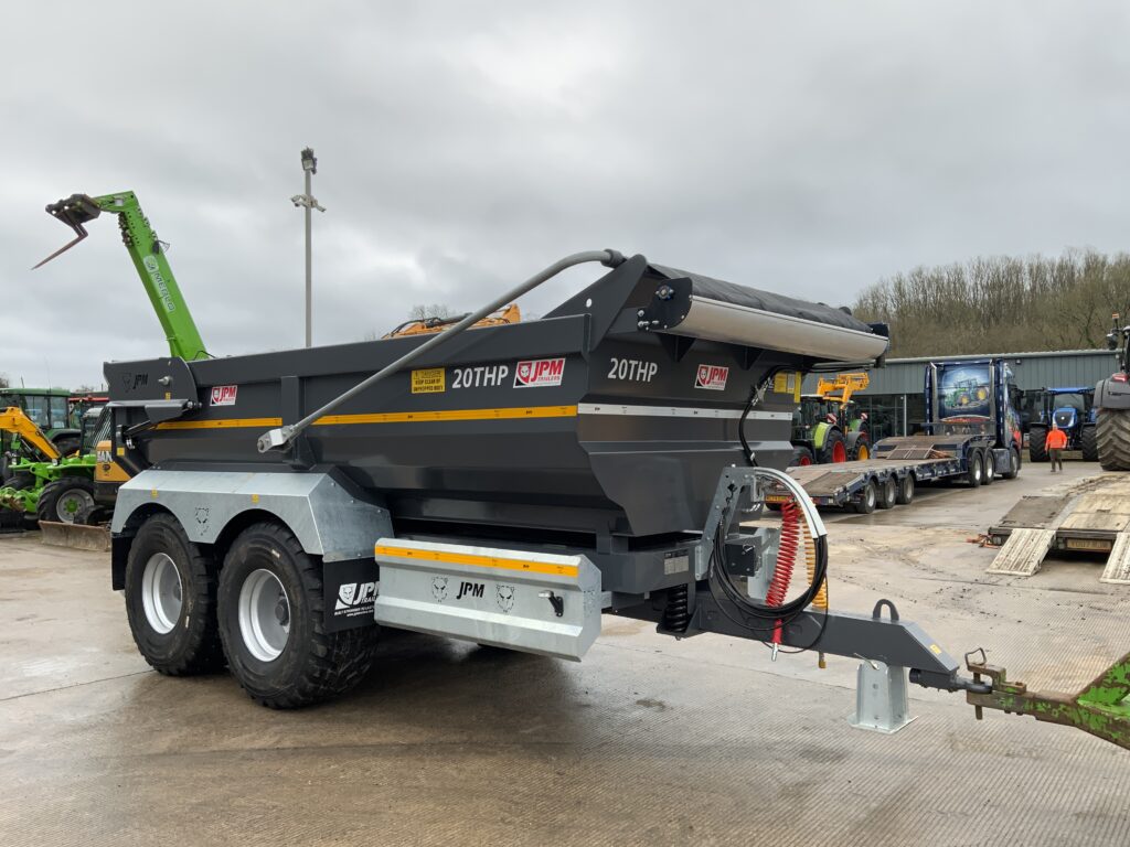 JPM Grey 20T Half Pipe Dump Trailer (ST25921)