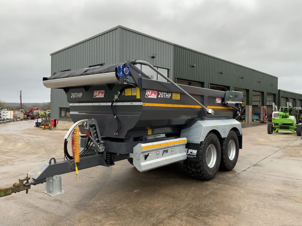 JPM Grey 20T Half Pipe Dump Trailer (ST25921)
