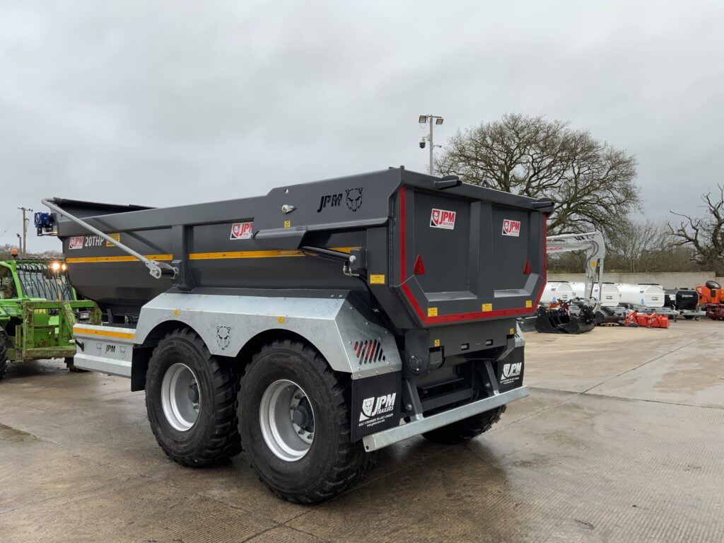 JPM Grey 20T Half Pipe Dump Trailer (ST25921)