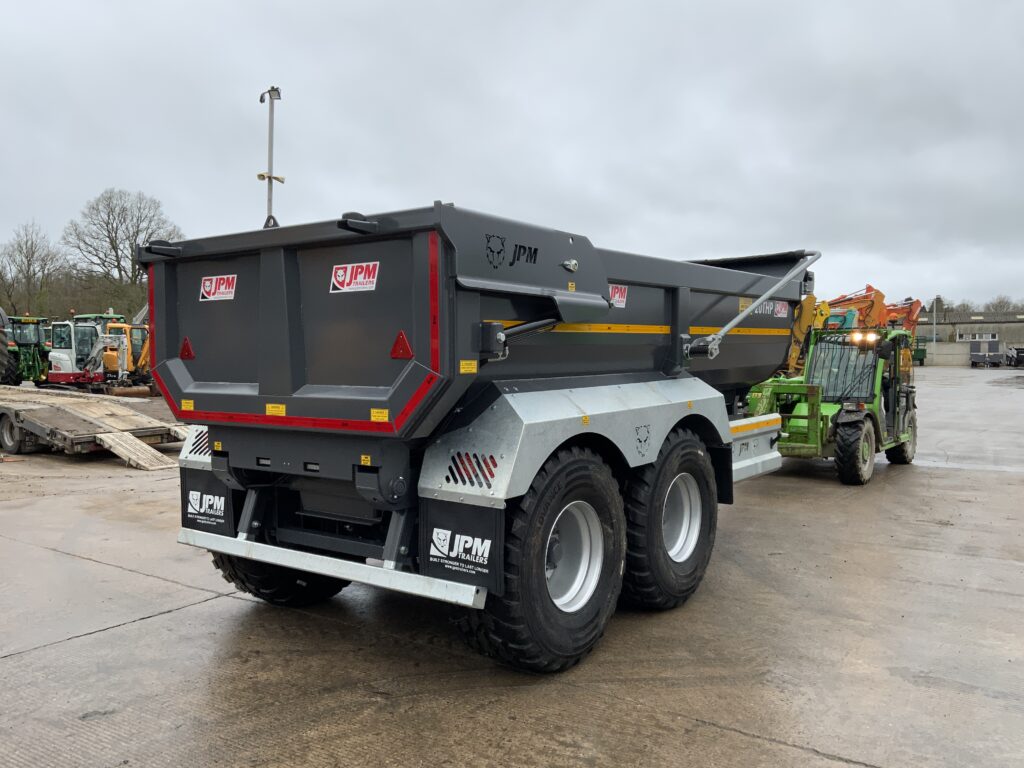 JPM Grey 20T Half Pipe Dump Trailer (ST25921)