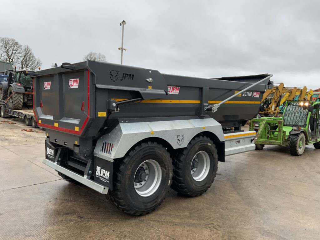 JPM Grey 20T Half Pipe Dump Trailer (ST25921)