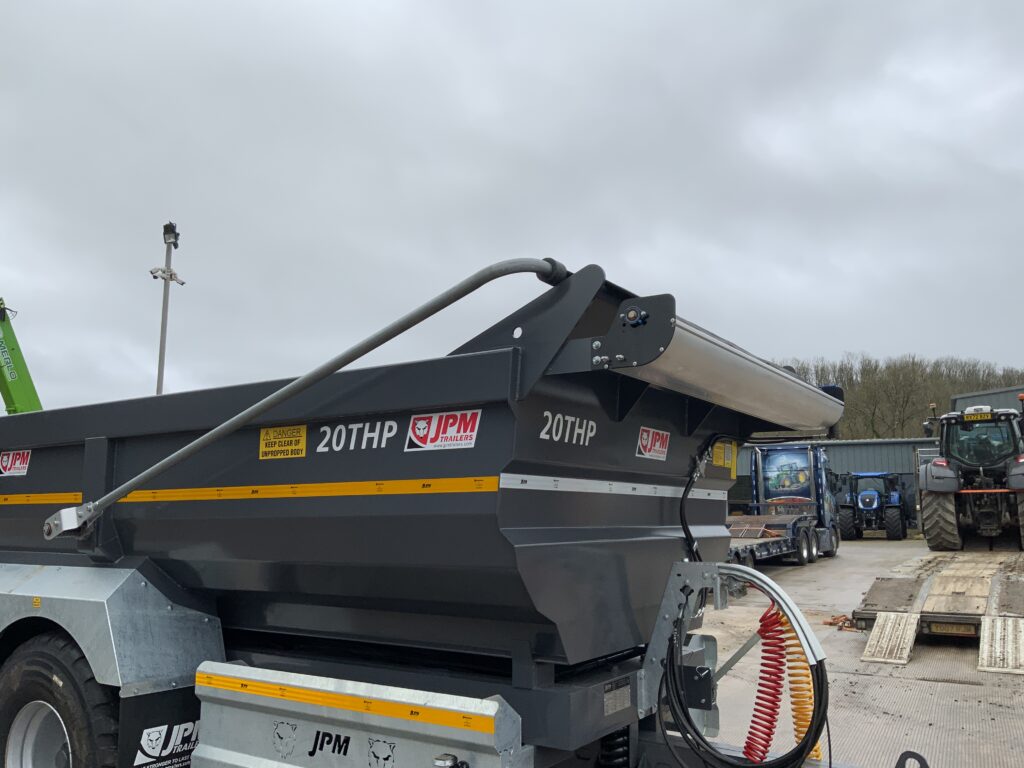 JPM Grey 20T Half Pipe Dump Trailer (ST25921)