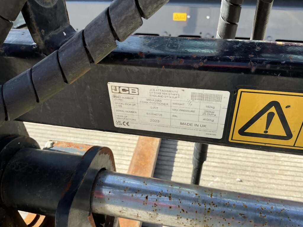 JCB HYD Fork Positioners