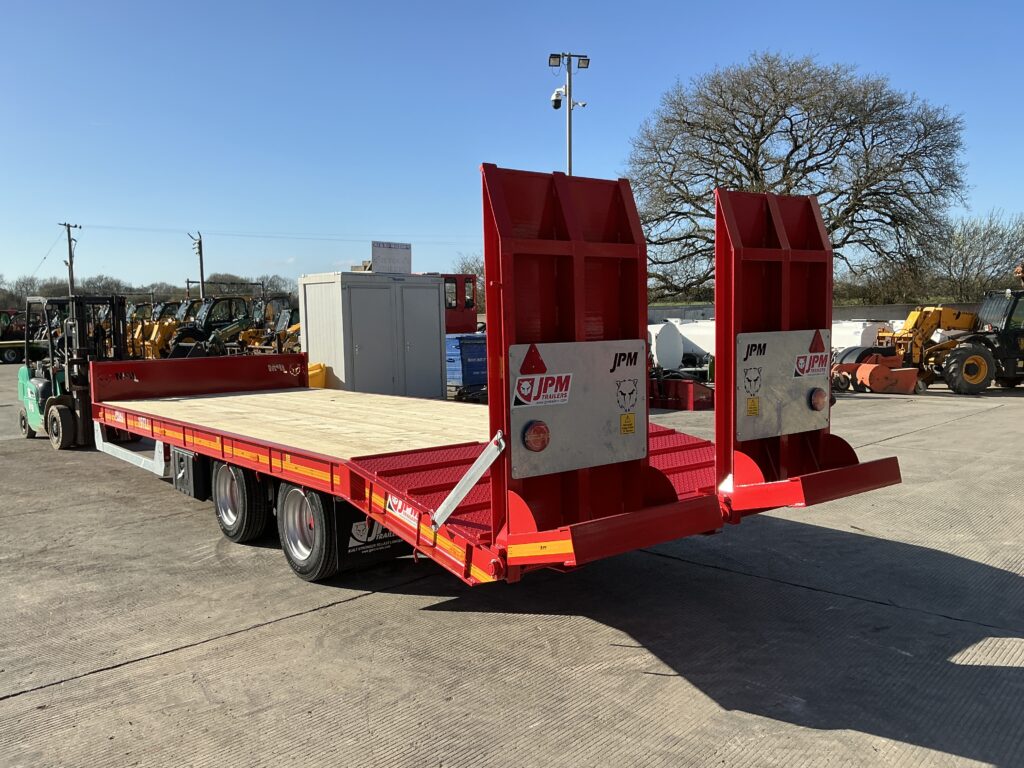 JPM Red 24ft Low loader Trailer