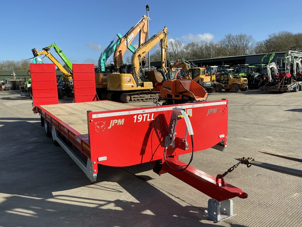 JPM Red 24ft Low loader Trailer