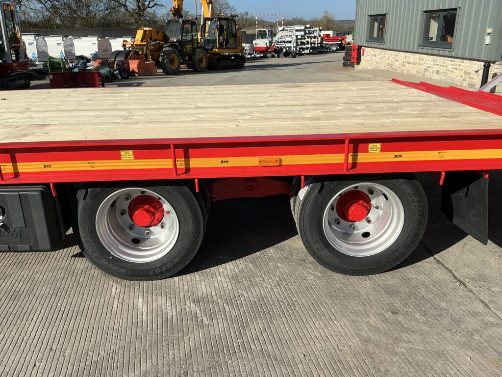 JPM Red 24ft Low loader Trailer